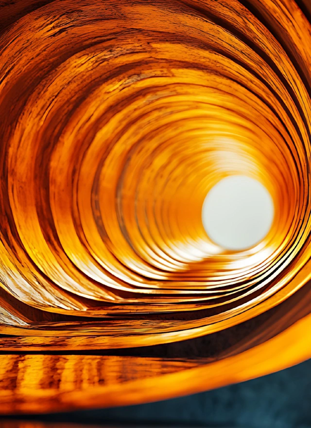 Conversion funnel with AB testing optimizing user decisions