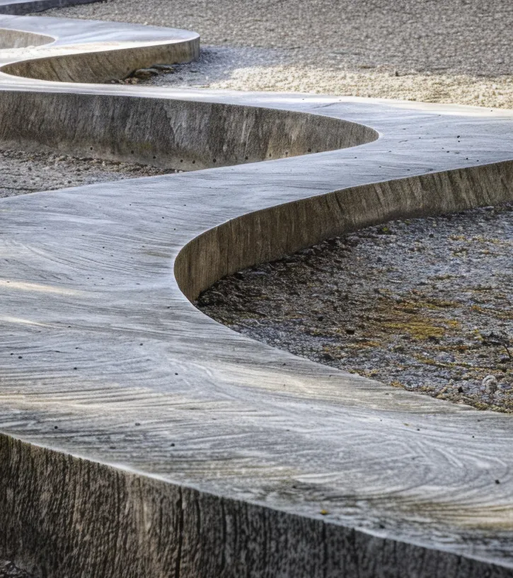 Winding road representing executive coaching and directional strategy