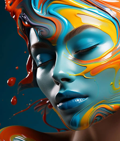 Fashion model in editorial pose reflecting high end visual design