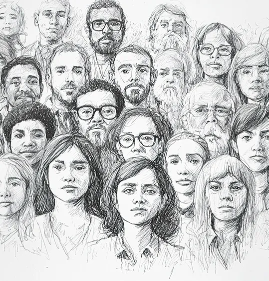 Community of people transitioning from followers to loyal fans