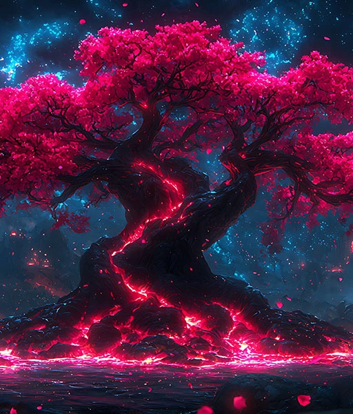 Majestic tree symbolizing growth and structure in web design